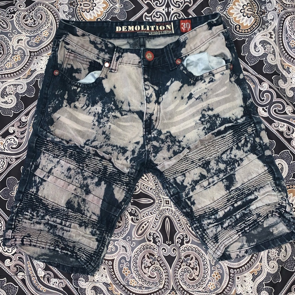 Demolition Jean Shorts